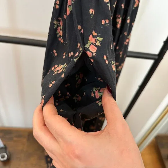 Christy Dawn - The Peyton Dress - Color Mums Ditsy Black - Size L - Picture 12 of 13